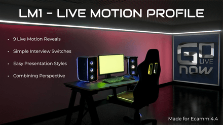 FREE - LM1 - Live Motion Profile - An introduction to Live Motion made for Ecamm 4.4