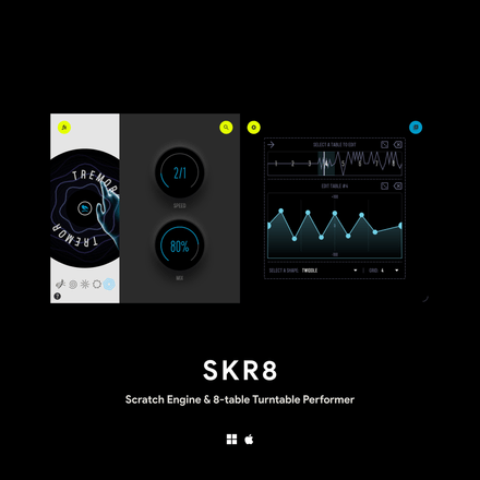 SKR8 - Scratch Engine &amp; 8-Table Turntable Performer