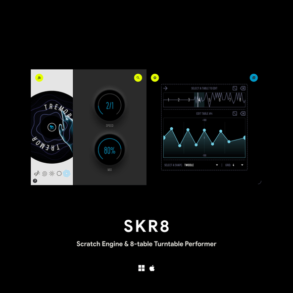 SKR8 - Scratch Engine &amp; 8-Table Turntable Performer