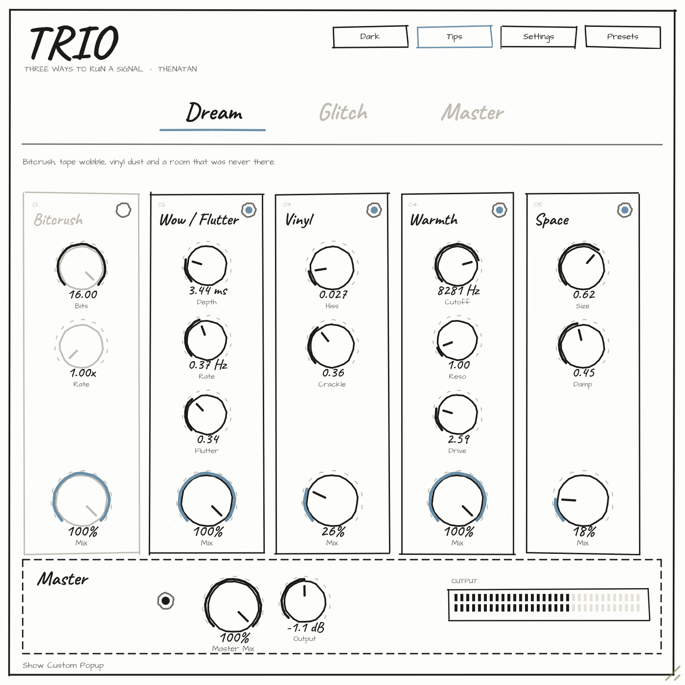 TRIO Dream page