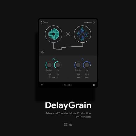 DelayGrain Fx Plugin - Reshape your audio and create crackly or explosive sounds