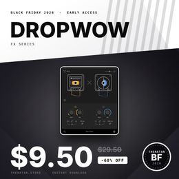 DropWow Fx Plugin - Generate interesting LoFi imperfections with random pitch and volume dropouts
