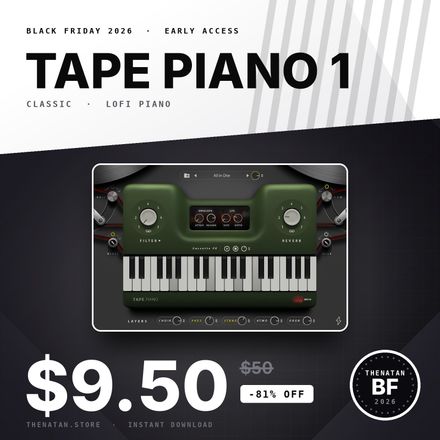 TAPE PIANO 1 ★ Best Lo-fi VST