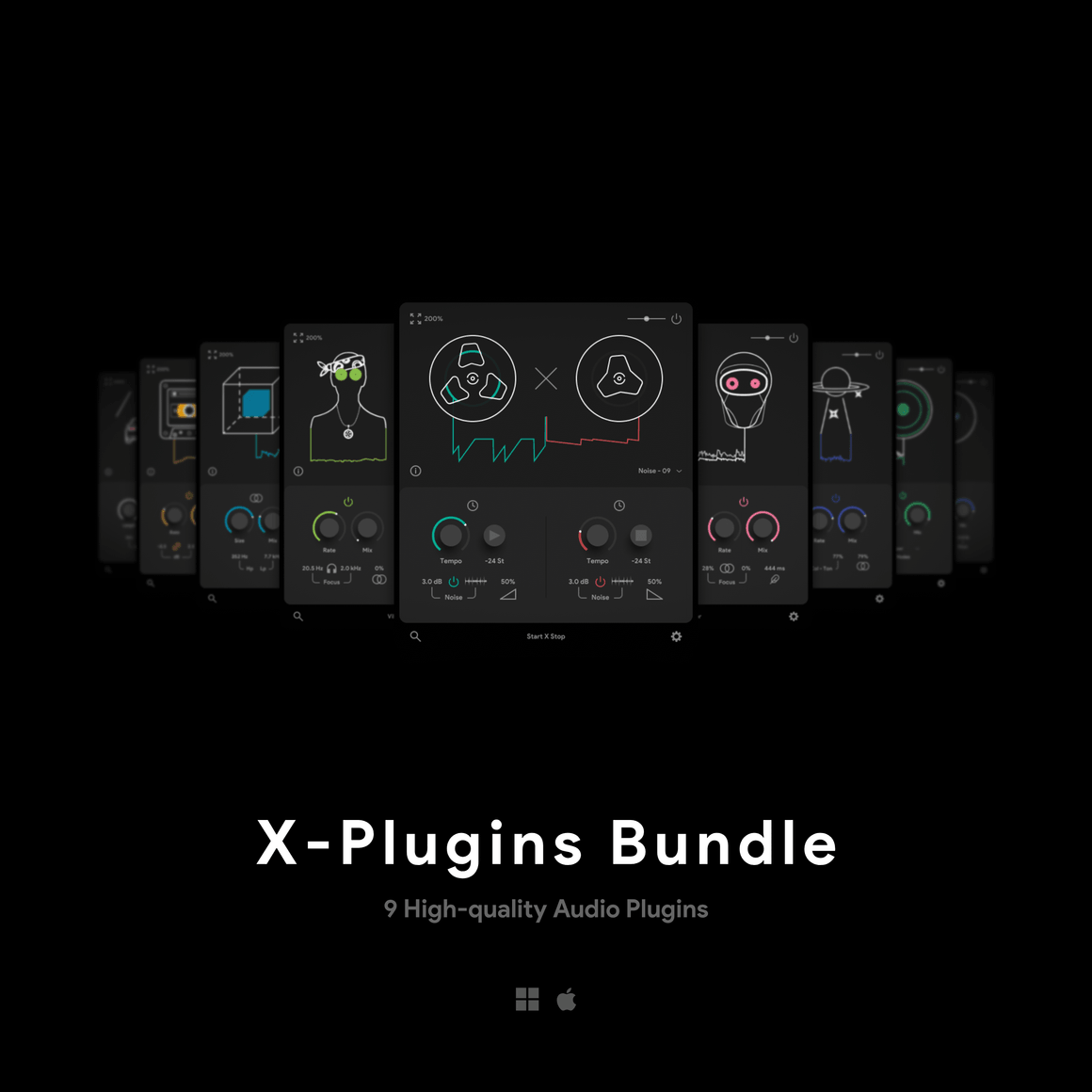 X-Plugins Bundle - 9 High-quality audio plugins