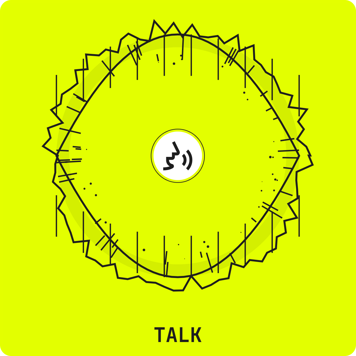 TALK knob