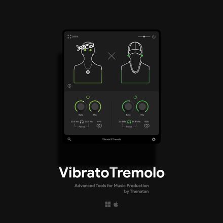VibratoTremolo Fx Plugin - Add character and charm to your chords and melodies