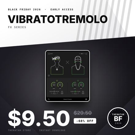 VibratoTremolo Fx Plugin - Add character and charm to your chords and melodies