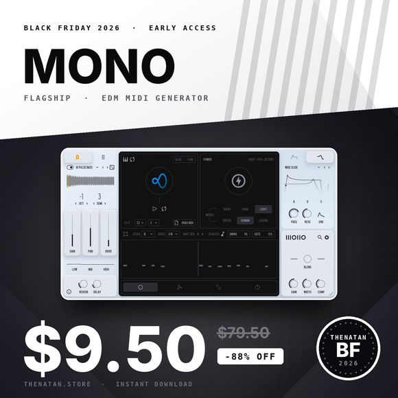 MONO - The Intelligent EDM MIDI Generator