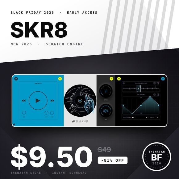 SKR8 - Scratch Engine &amp; 8-Table Turntable Performer