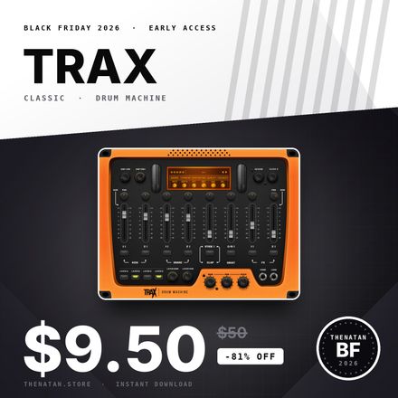 TRAX VST - THE DREAM DRUM MACHINE ★