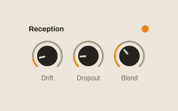 DIAL reception - drift, dropout, blend