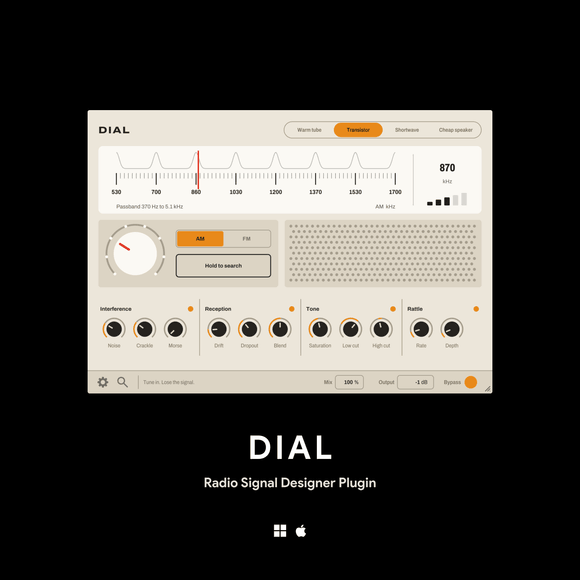 DIAL — Radio Signal Designer Plugin