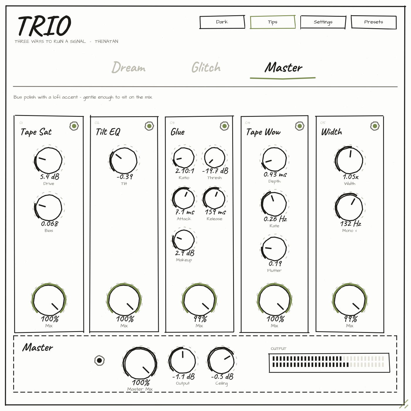 TRIO Master page