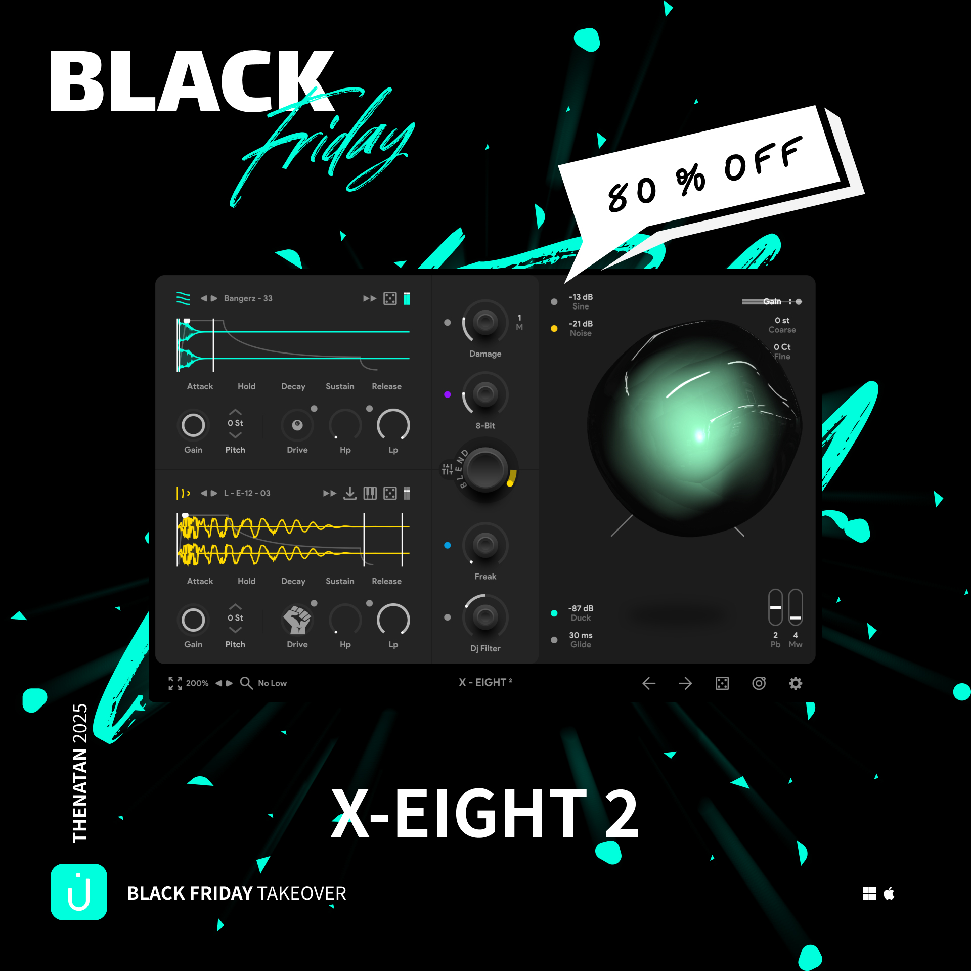 X-Eight 2 VST – Massive 808 & Sub-Bass Engine | Thenatan