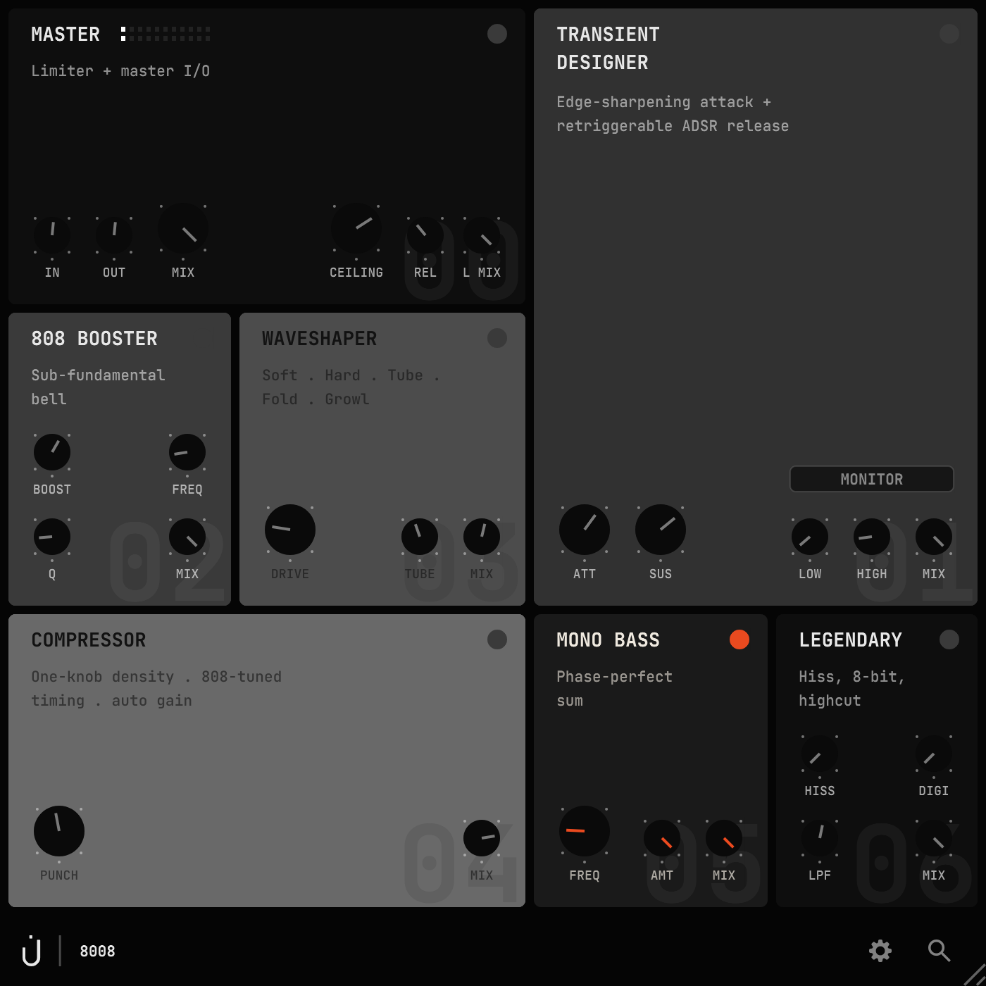 Phase-perfect mono bass