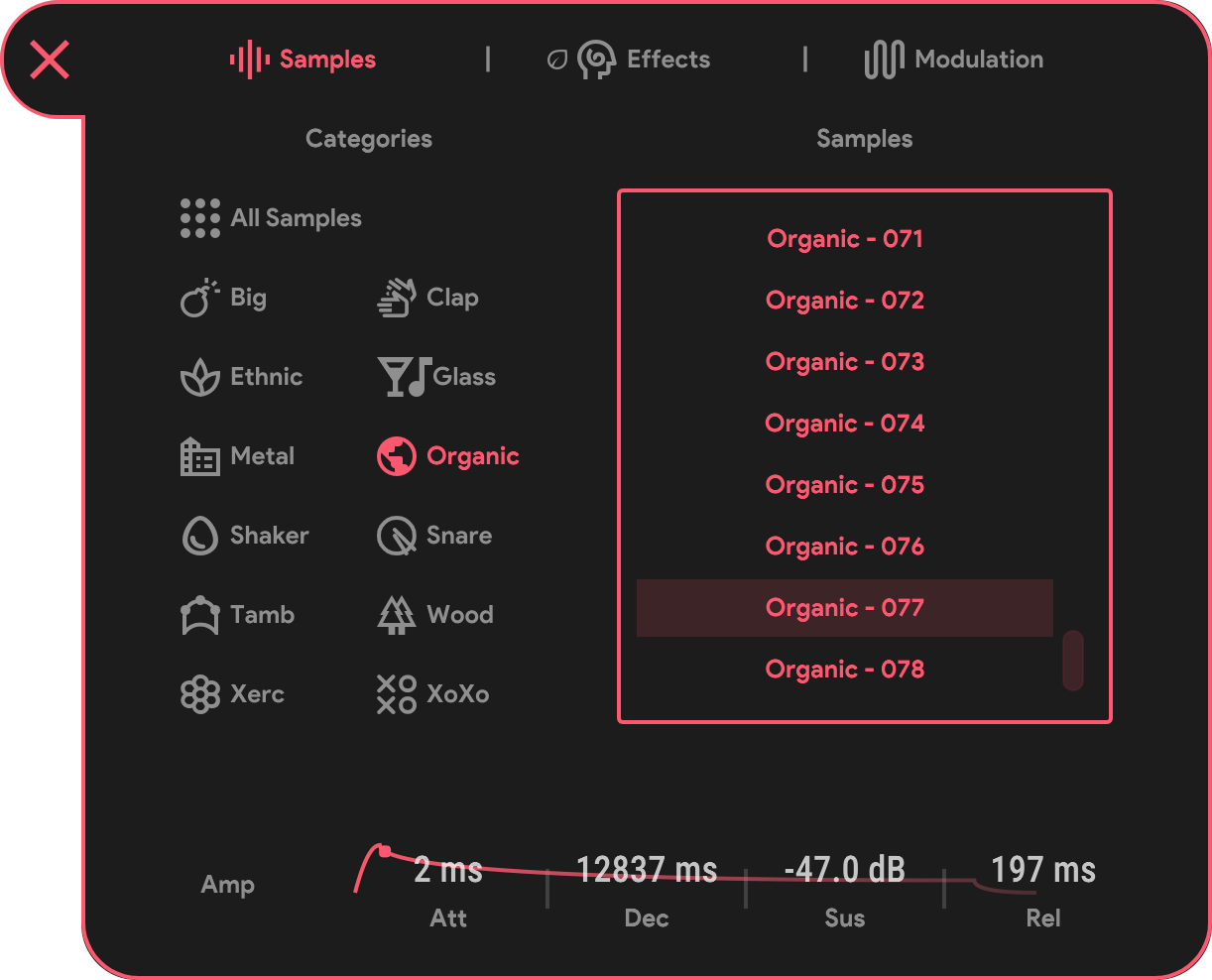 PERX - the ultimate percussion generator by Thenatan