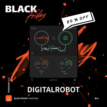 DigitalRobot Fx Plugin - Transform your audio with 24 LFOs and robotic time-stretching