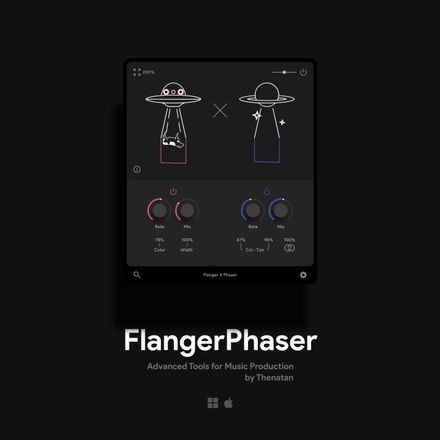 FlangerPhaser Fx Plugin - Add cool trippy movement to your music and create a psychedelic character