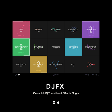 DJFX – One-Click DJ Transition &amp; Effects Plugin