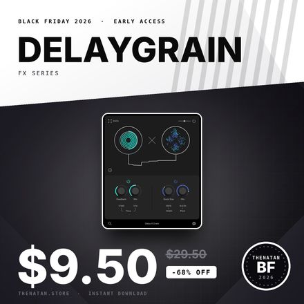 DelayGrain Fx Plugin - Reshape your audio and create crackly or explosive sounds