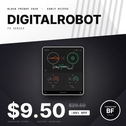 DigitalRobot Fx Plugin - Transform your audio with 24 LFOs and robotic time-stretching