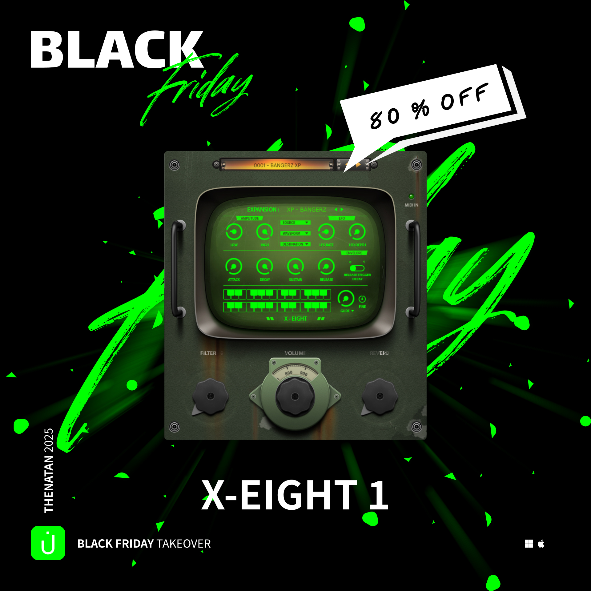 X-Eight 1 VST – Massive 808 & Sub-Bass Engine | Thenatan