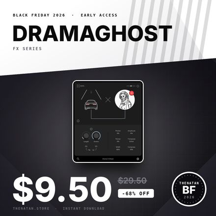 DramaGhost Fx Plugin - Transform any sound into a lush, shimmery soundscape