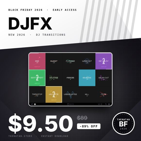 DJFX – One-Click DJ Transition &amp; Effects Plugin