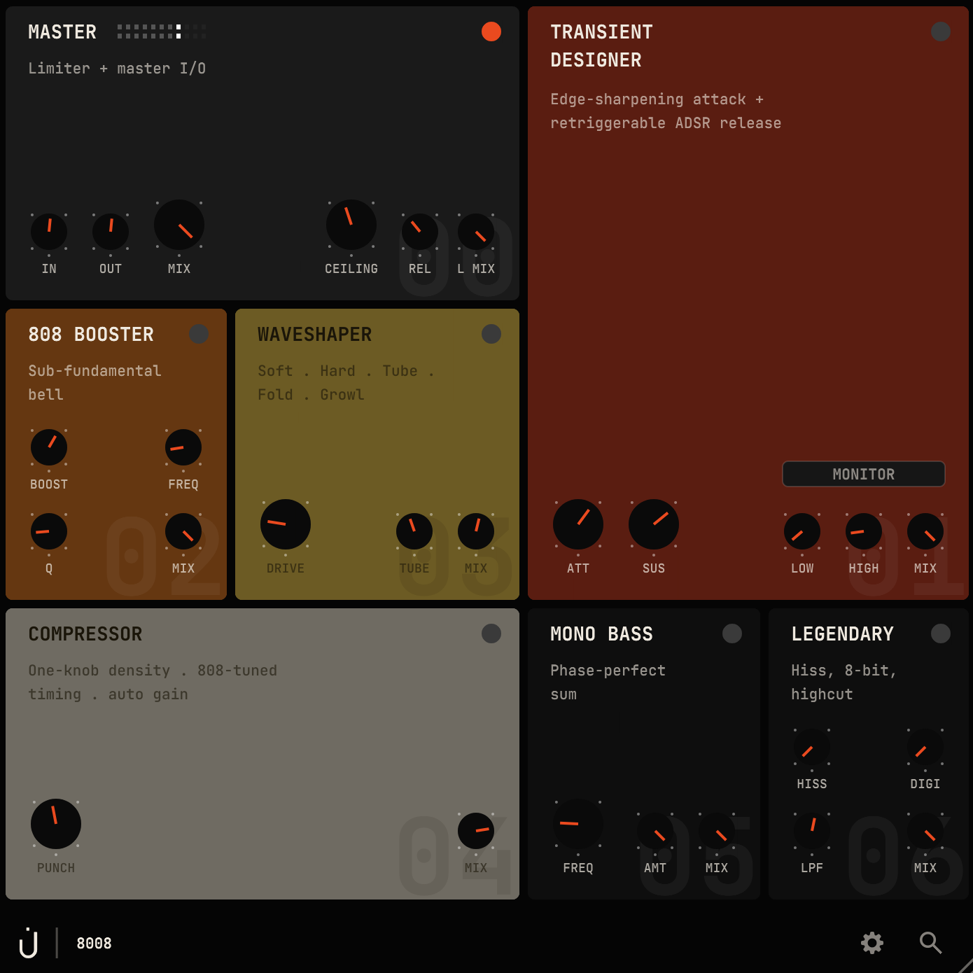 Thenatan 8008 - 808 Sub Bass Shaper