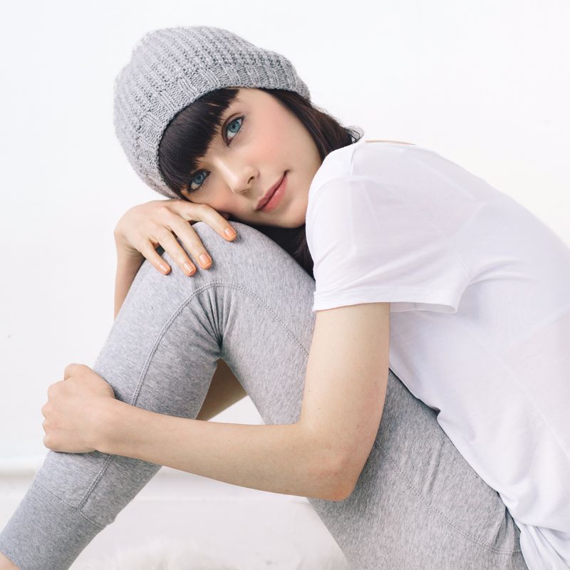 Worsted Waffle Stitch Hat Knitting Pattern PDF File