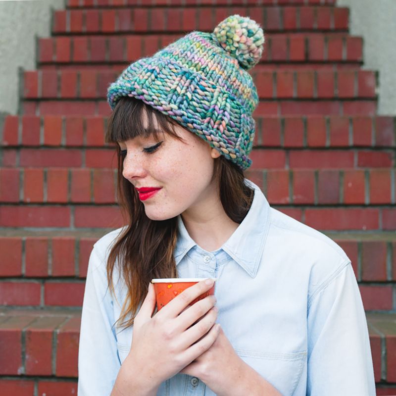 Big Hat Knitting Pattern PDF File