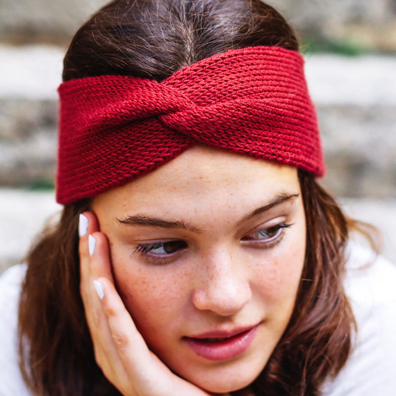 Twisted Headbands Knitting Pattern PDF File