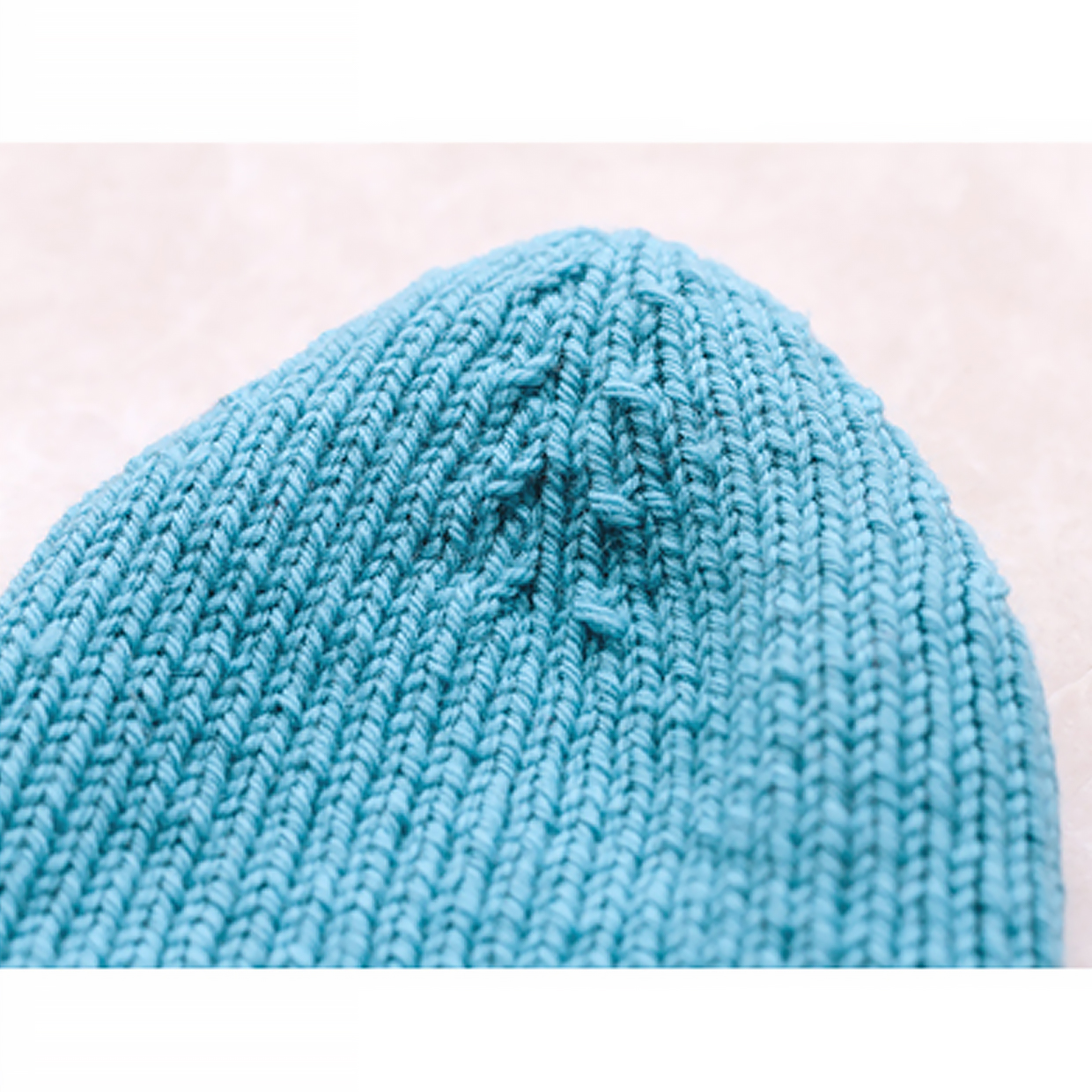 Classic Rib Beanie Knitting Pattern PDF File