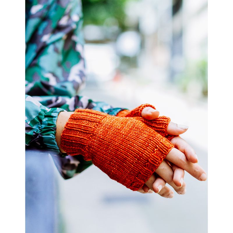 fingerless mittens knitting pattern for beginners