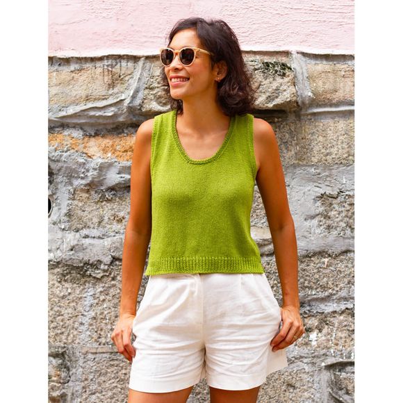 Coastline Tank Top Knitting Pattern PDF File