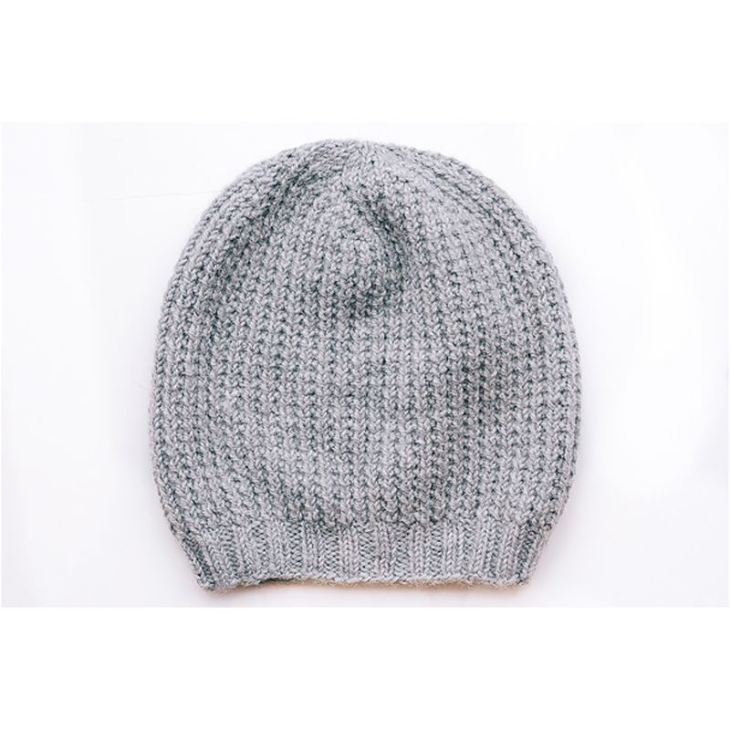 Worsted Waffle Stitch Hat Knitting Pattern PDF File