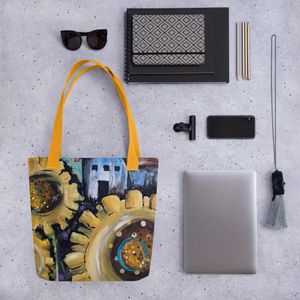 Sunflower Fields Tote Bag