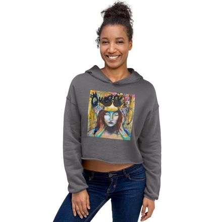 Queen Cropped Crew Neck