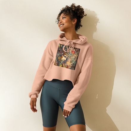 Jesus 2 Cropped Hoodie