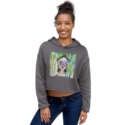 Eyes on YOU Cropped Hoodie