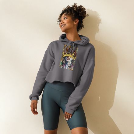 Ratchet Queen Cropped Hoodie
