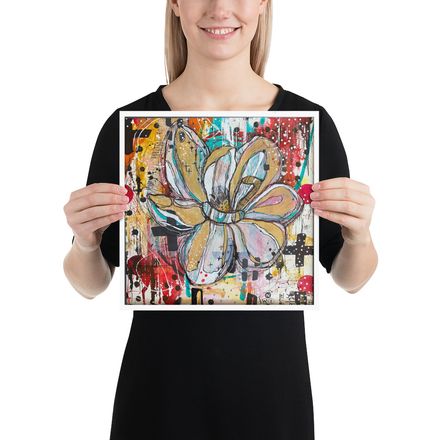 Doodle Flower Print