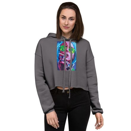 Living on the Edge Cropped Hoodie