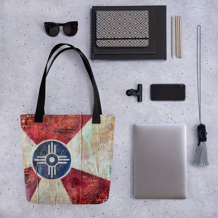 Wichita Flag Canvas Bag
