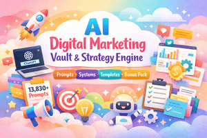 Ultimate AI Digital Marketing Vault &amp; Strategy Engine (11,830 Prompts + Systems)