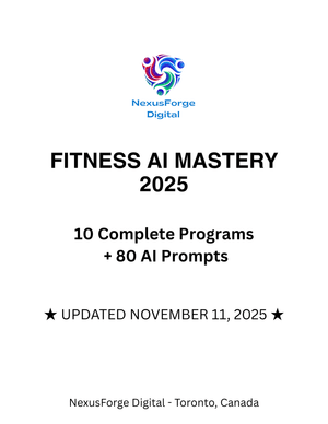 Fitness AI Mastery 2025 - 10 Programs + AI Prompts
