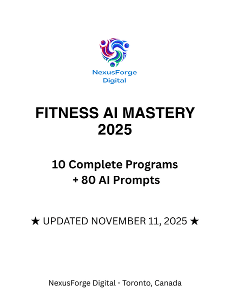 Fitness AI Mastery 2025 - 10 Programs + AI Prompts
