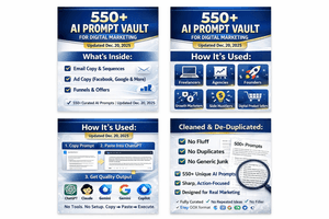 550+ AI Prompt Vault for Digital Marketing (Updated Dec. 20, 2025)