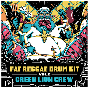 Green Lion Crew&#x27;s FAT Reggae Drum Kit Vol 2 Sample Pack