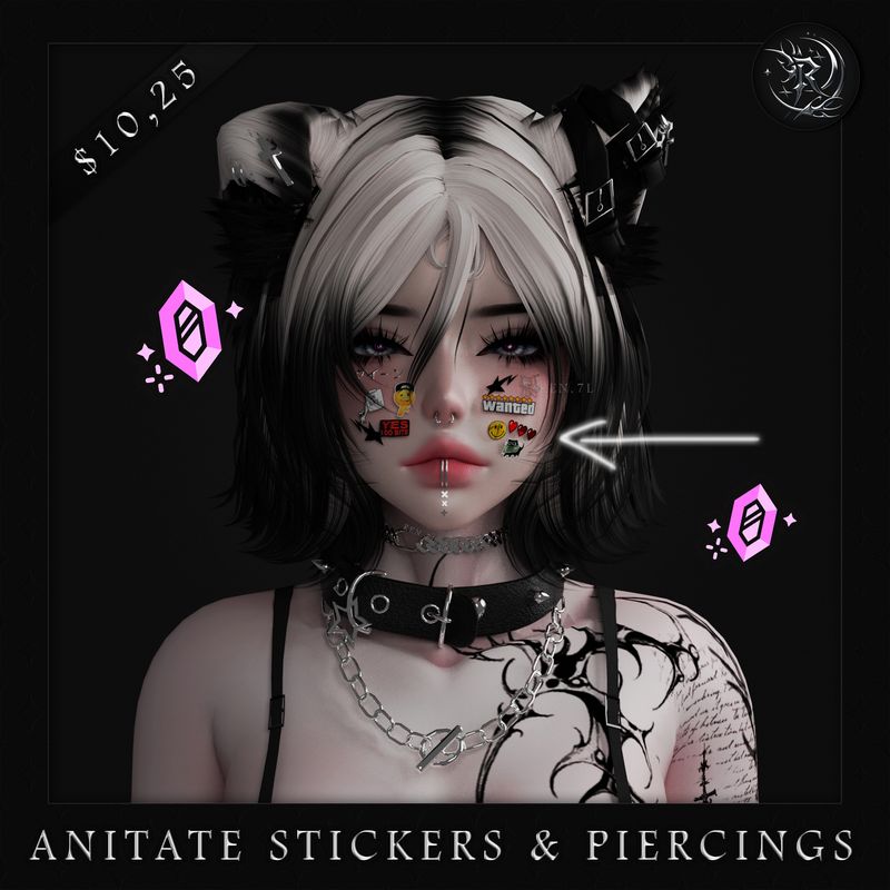 Anitate Stickers & Piercings [NITRO]